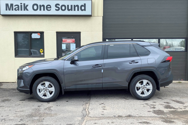 Toyota 2021 Rav4 with professional window tint in North Bay